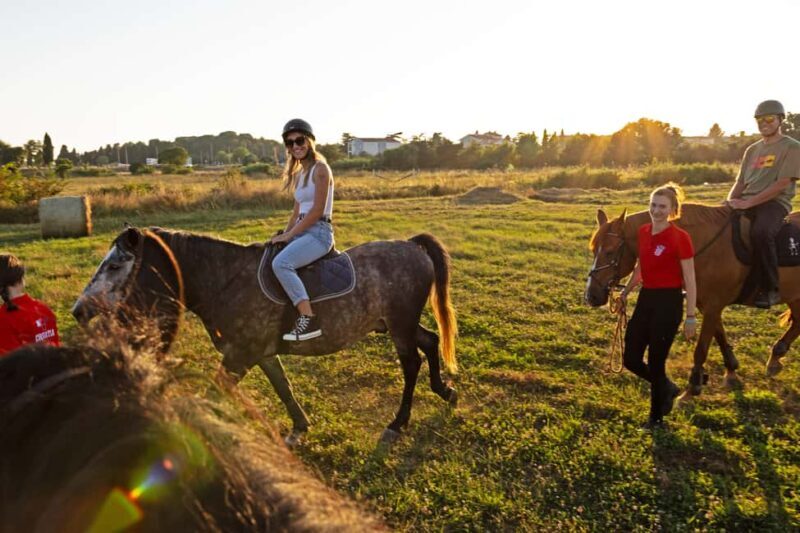 Fazana: Sunset 1-hour Horse Riding in Nature with Guide - Practical Details and Tips