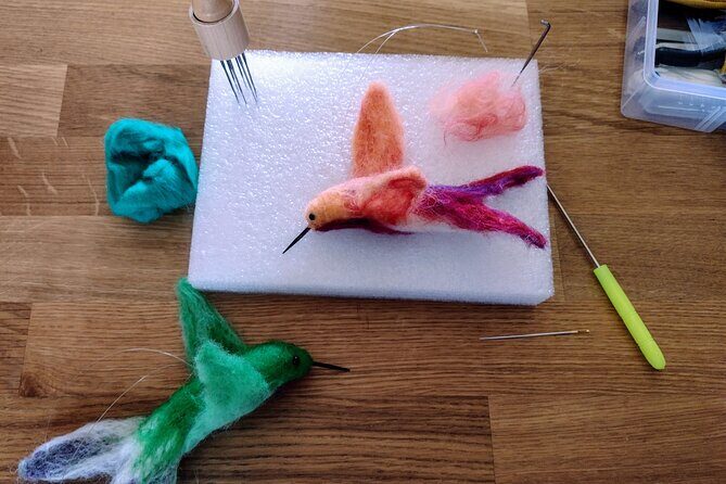 Felting Hummingbird Ornament Class in Estes Park - A Creative and Relaxing Experience in Estes Park: Felting Hummingbird Ornament Class