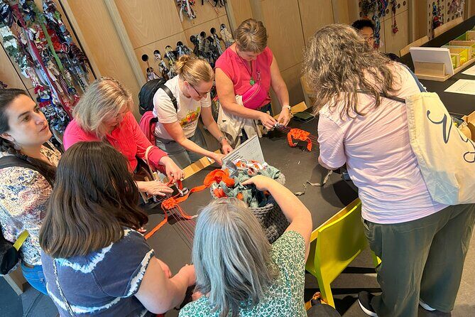 Fiber Arts Field Trip NYC Museum Lunch Embroidery Project - A Creative Day in Midtown: Fiber Arts Field Trip NYC with Lunch and Embroidery