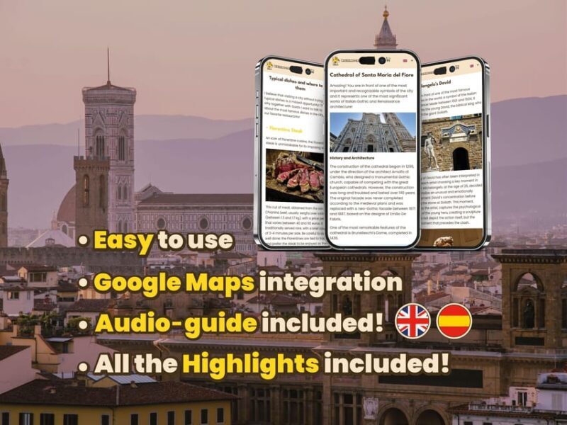 Firenze: Digital Guide made by a Local for your walking tour - An Authentic Florence Experience with a Digital Guide