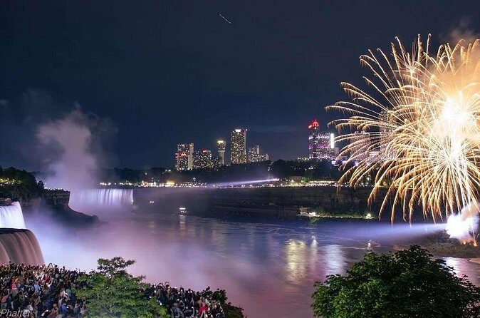 Fireworks & Falls Glow Walking Tour Canada + Skylon Tower - Frequently Asked Questions