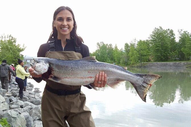 Fishing Package Rental in Anchorage: Chestwader & Spinning Rod/Reel Combo - The Sum Up