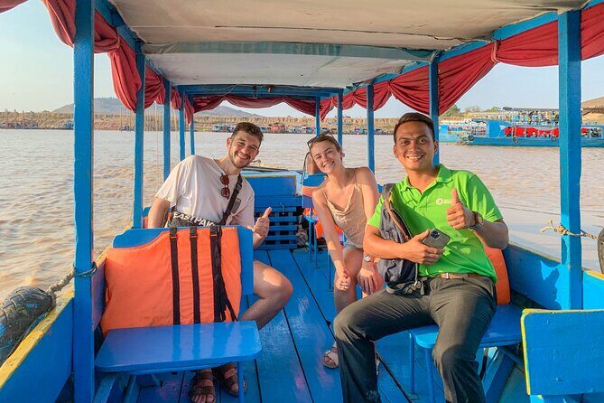 Floating Village Sunset Boat Vespa Tour - Key Points