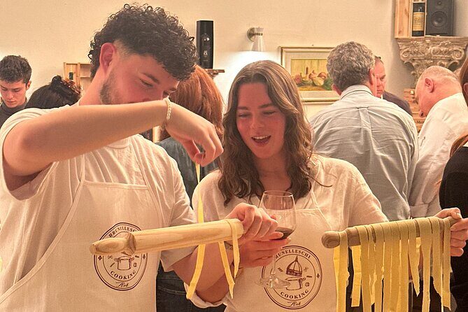 Florence: Flambé Cheese Wheel Truffle Pasta Class & Tiramisù - Key Points