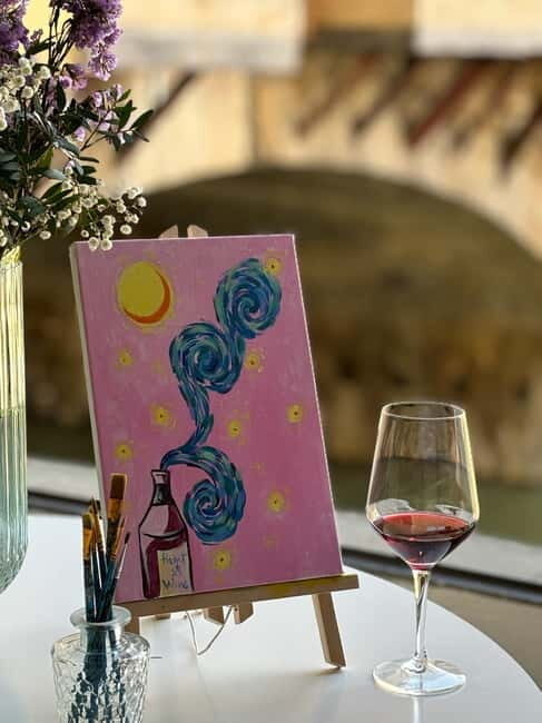 Florence: Paint&Wine with the view of Ponte Vecchio - What Is the Florence Paint & Wine Experience?