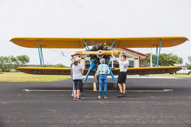 Fly A WWII Biplane Over Rockport - Key Points