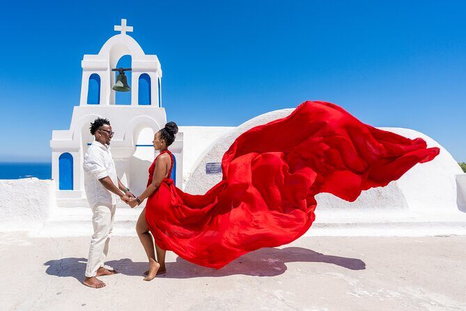 Flying Dress Experience - Santorini Photoshoot - A Unique Photoshoot in Santorini: Flying Dress Experience
