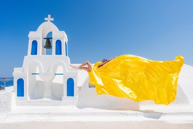 Flying Dress Experience - Santorini Photoshoot - Key Points