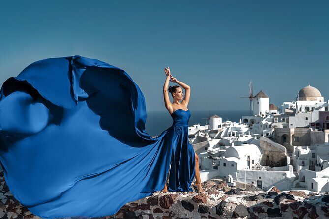 Flying Dress Photo © Photoshoot in Santorini: Express Package - What Makes This Experience Stand Out?
