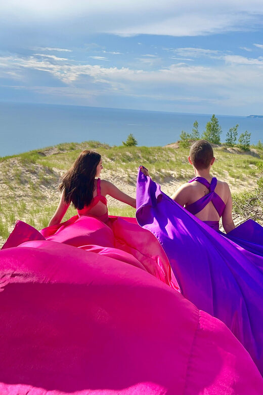 Flying Dress Photo Shoot Traverse City & Surrounding Areas - An Overview of the Flying Dress Photoshoot Experience