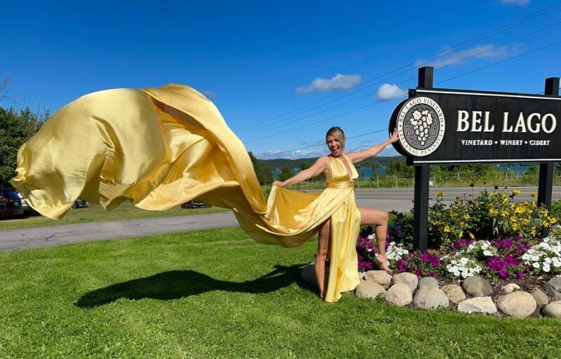 Flying Dress Photo Shoot Traverse City & Surrounding Areas - Scenic Locations and Their Appeal