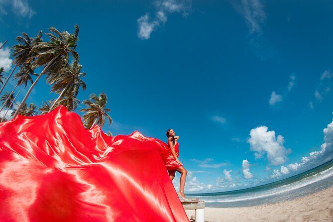 Flying Dress Photoshoot (2 Dresses) Punta Cana Photographer - Experiencing the Flying Dress Photoshoot in Punta Cana