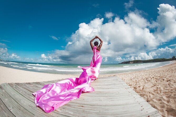 Flying Dress Photoshoot (2 Dresses) Punta Cana Photographer - Key Points