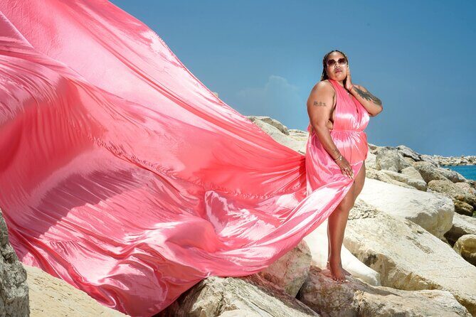 Flying Dress Photoshoot at Doctors Cave Beach Montego Bay Jamaica - Who Should Consider This Experience?