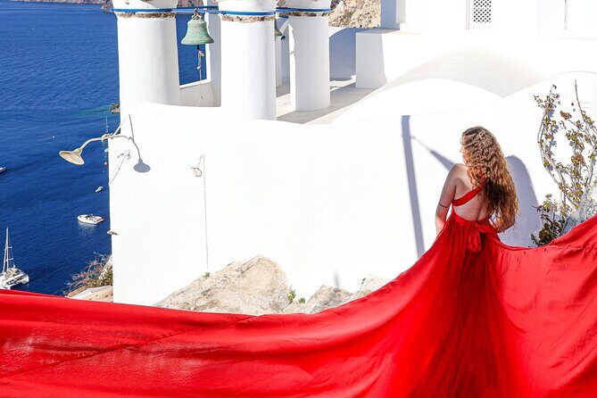 Flying Dress Photoshoot Experience in Santorini - Frequently Asked Questions