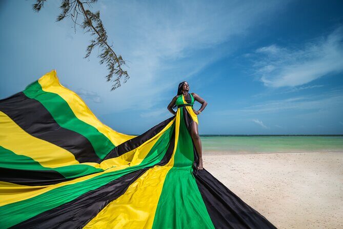 Flying Dress Photoshoot in Montego Bay Jamaica - Key Points