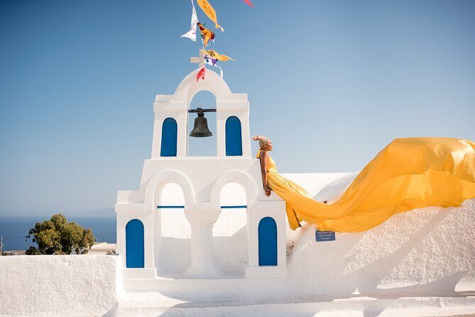 Flying Dress Private Photoshoot Santorini - What to Expect from the Santorini Flying Dress Photoshoot