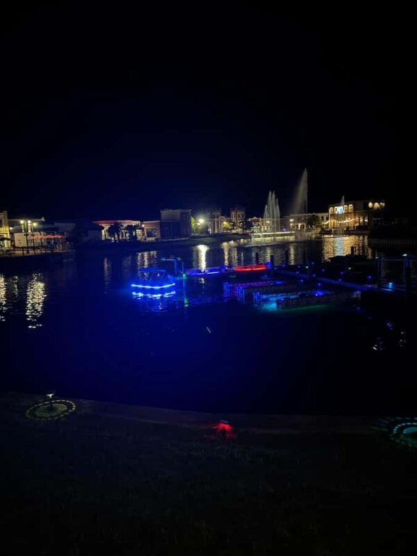 Foley: Glow-in-the-Dark Pedal Boat Experience at OWA - Key Points