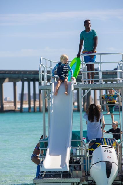 Fort Walton: Double Decker Full Day Pontoon Boat Rental - Key Points