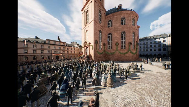 Frankfurt: Walking Tour - discover the city with VR glasses - Frankfurt: Walking Tour - discover the city with VR glasses