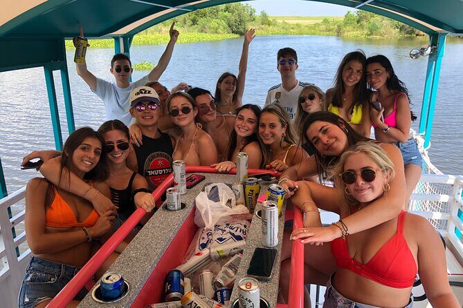 Freaky Tiki Boat Bayou Tour -7 miles from quarter w/ Bathrooms - The Full Experience: A Closer Look