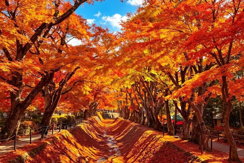 Free Swan Boat Ticket | Mount Fuji Seasonal Limited Autumn Leaves Twin Lakes Day Tour | Kawaguchiko Autumn Leaves Corridor & Lake Yamanaka & Oshino Hakkai & Konohana Museum | Depart from Tokyo, Chinese and English Service - Autumn color: plan for a season, not a date