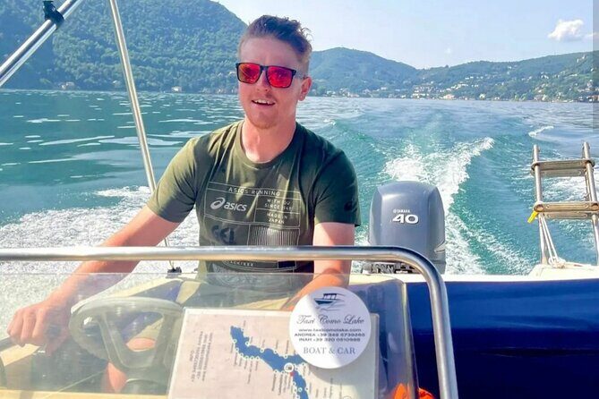 From 1H to 4H License Free Boat Rental 40cv Lake Como - Key Points