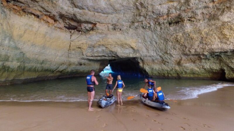 From Albufeira: Benagil Hidden Caves Tour by Kayak - Frequently Asked Questions