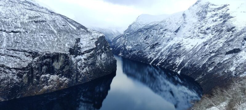 From Ålesund: Winter Fjord Cruise to Geirangerfjord - Waterfall Walk and Second Cruise