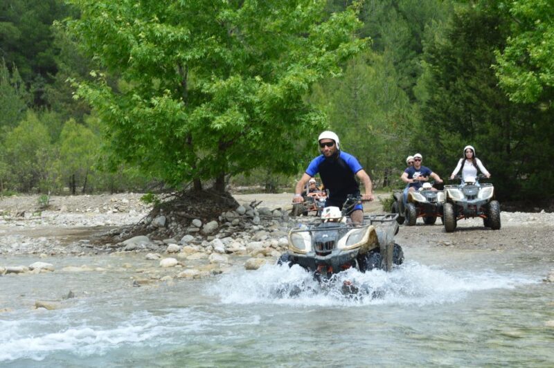 From Antalya: Fully Combo Zipline, Quad Safari,Rafting,Lunch - Discover the Adventure at Köprülü Canyon: Zipline, Quad Safari, Rafting, and Lunch