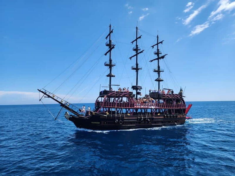 From Antalya: Kemer Pirate Party Boat Trip w/Lunch & Pickup - An Authentic Adventure on the Water: What to Expect from the Pirate Boat Trip in Kemer