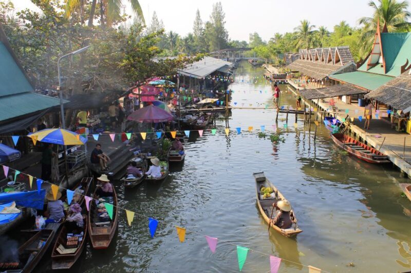 From Bangkok: Thaka Floating Market - The Experience: Authenticity, Education, and Relaxation