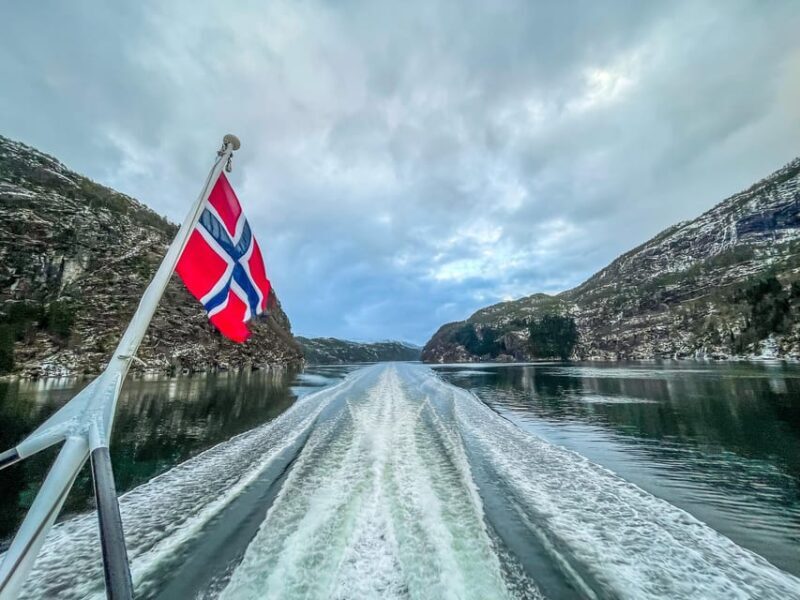 From Bergen: The Original Fjord Cruise to Mostraumen - A Deep Dive into the Fjord Experience