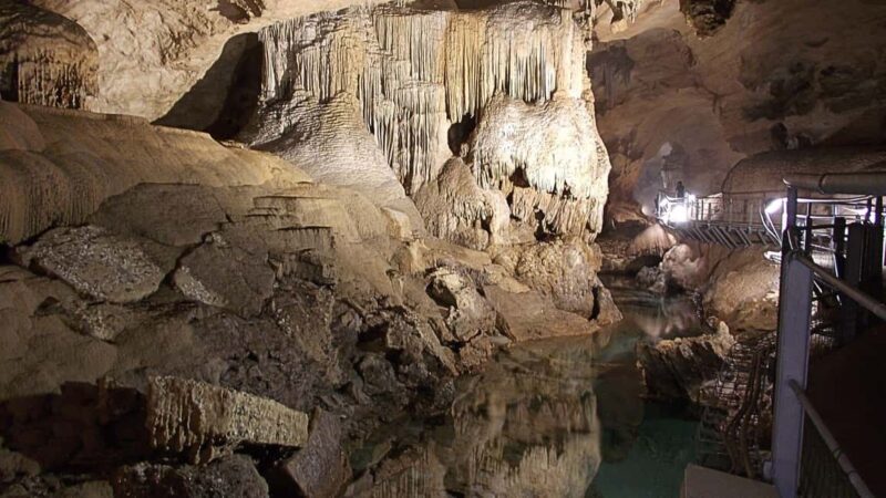 From Cala Gonone: transfer to the Bue Marino Caves - Inside the Grotta del Bue Marino
