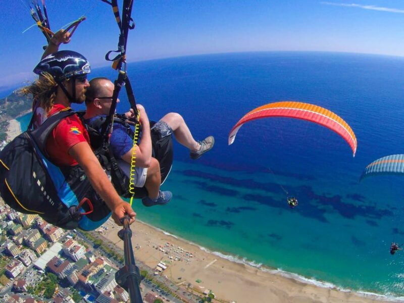 From City of Side: Alanya Tandem Paragliding w/ Beach Visit - An Authentic Look at the Paragliding Experience from Side