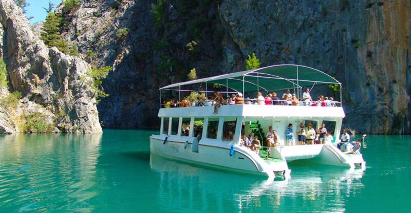 From city of Side : Excursion to Green Canyon - How the Day Unfolds