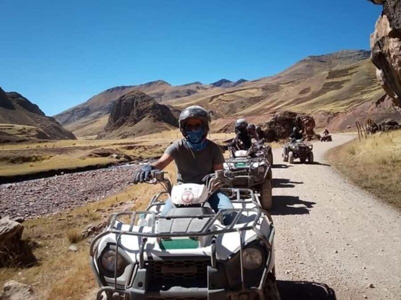 From Cusco: Private Tour in Atv's - Rainbow Mountain - Key Points