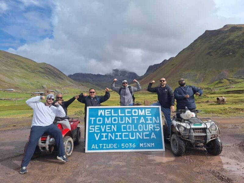 From cusco: Rainbow Mountain ATV Tour with meals - Key Points