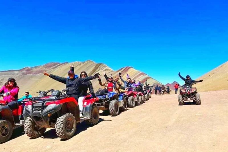 From Cusco: Rainbow Mountain in ATV Quad Bikes + meals - Key Points