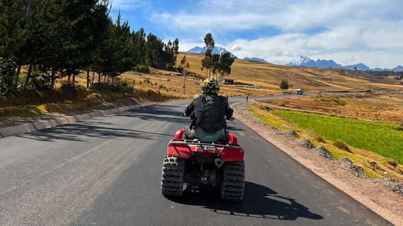From Cusco:Atvs in the salt mines of Maras and Laguna Huaypo - Key Points