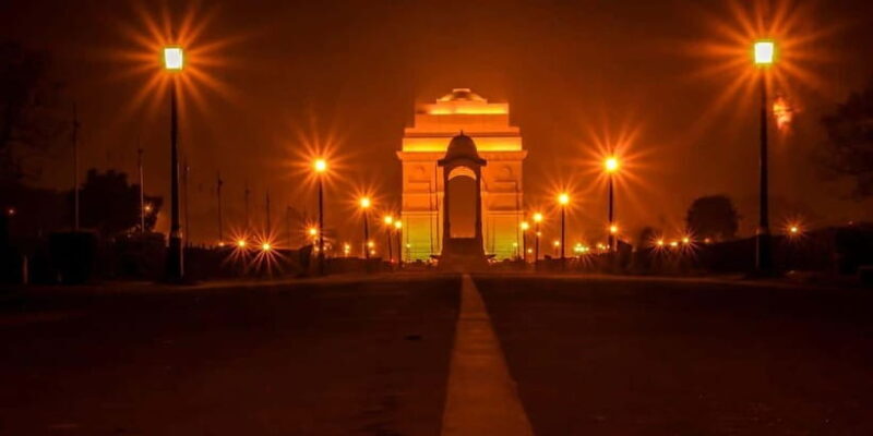 From Delhi: Night View Tour with India Gate and Red Fort - A Nighttime Glimpse of Delhi: Exploring with India Gate, Red Fort, and More