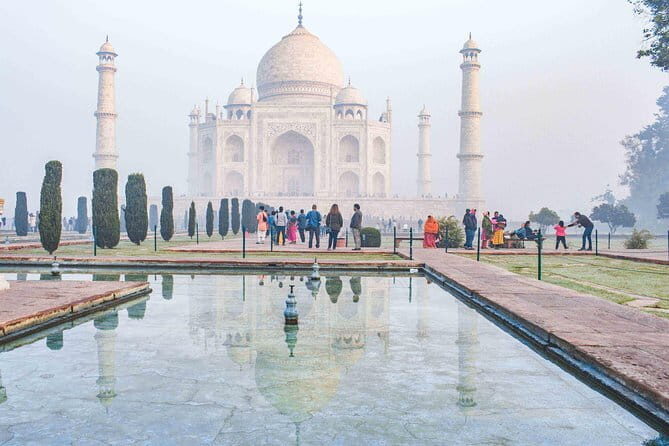 From Delhi: Private Taj Mahal Sunrise & Sunset 2-Day Tour - The Sum Up
