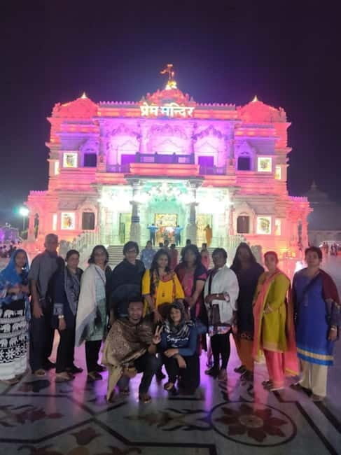 From Delhi: Private Trip-- Taj Mahal & Mathura Vrindavan. - Key Points