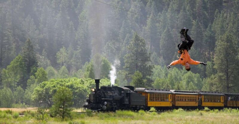 From Durango: All-Day Zipline Adventure with Train & Lunch - Key Points