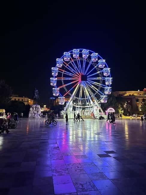 From Durres/Golem : Lights of Tirana by Night - Considerations for Travelers
