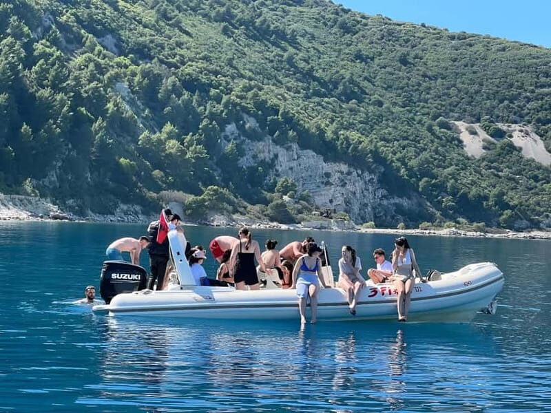 From Durrës: Sazan Island and Haxhi Ali Cave Boat Tour - Key Points