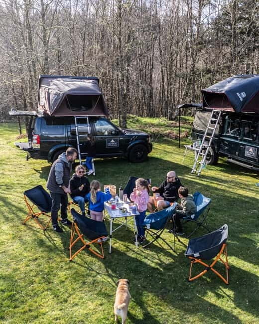 From Edinburgh: Highlands Land Rover Camping Adventure - Day 4: From Glenshee back to Edinburgh or Perth