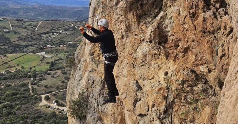 From Estepona: Vía Ferrata de Casares guided climbing tour - An In-Depth Look at the Via Ferrata de Casares