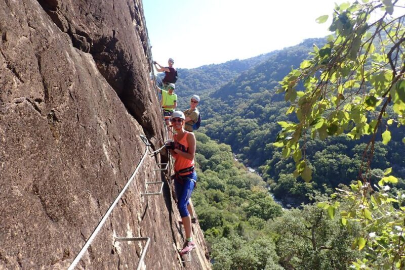 From Estepona: Vía ferrata El Caimán guided climbing tour - Key Points