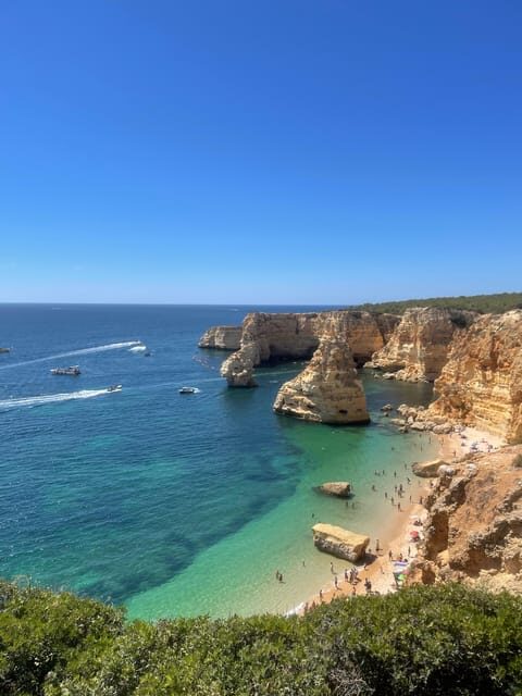From Faro: Benagil, Algar Seco, Praia Marinha, 7 vales tour - FAQ
